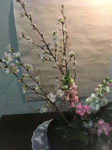 桜を含む生花の全体